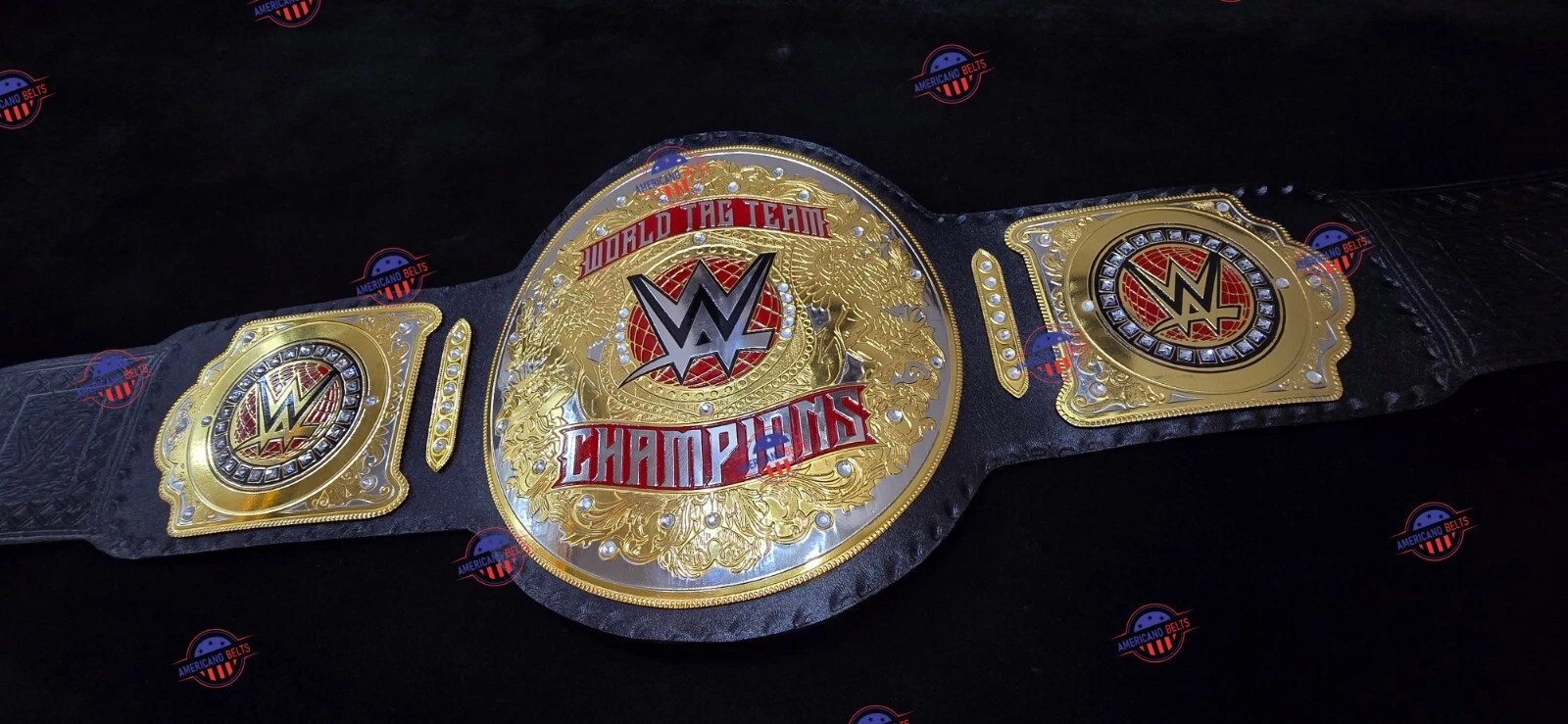 New Tag Team 2024 Championship Wrestling Title Belt Replica 4mm Brass