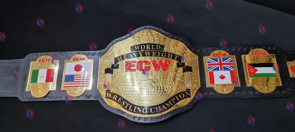 World Heavyweight Wrestling Championship Adult Size Replica Belt 4mm Brass