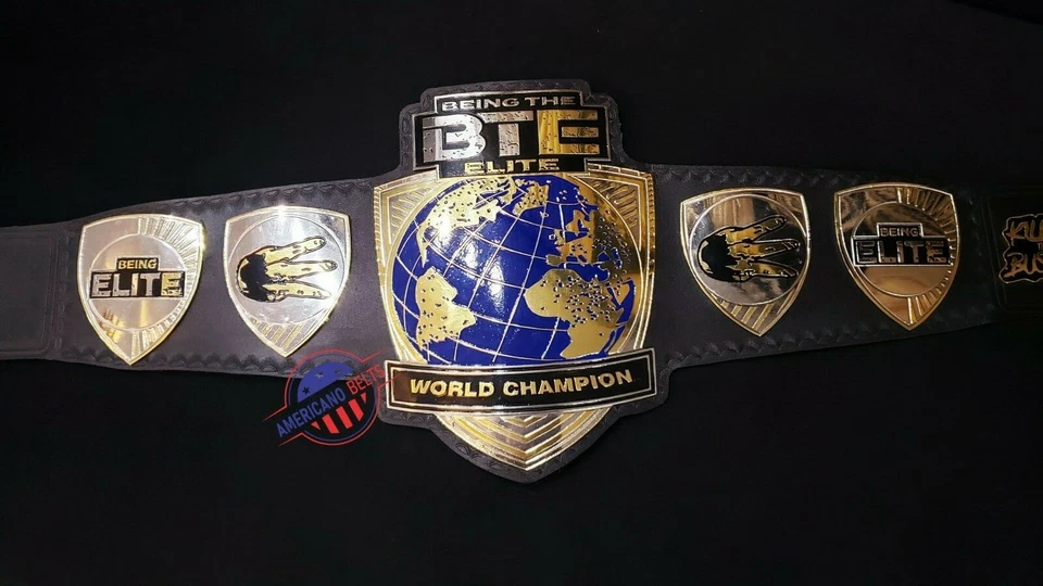 BTE Being The Elite World Championship Wrestling Belt Title Adult Size 4MM Plate