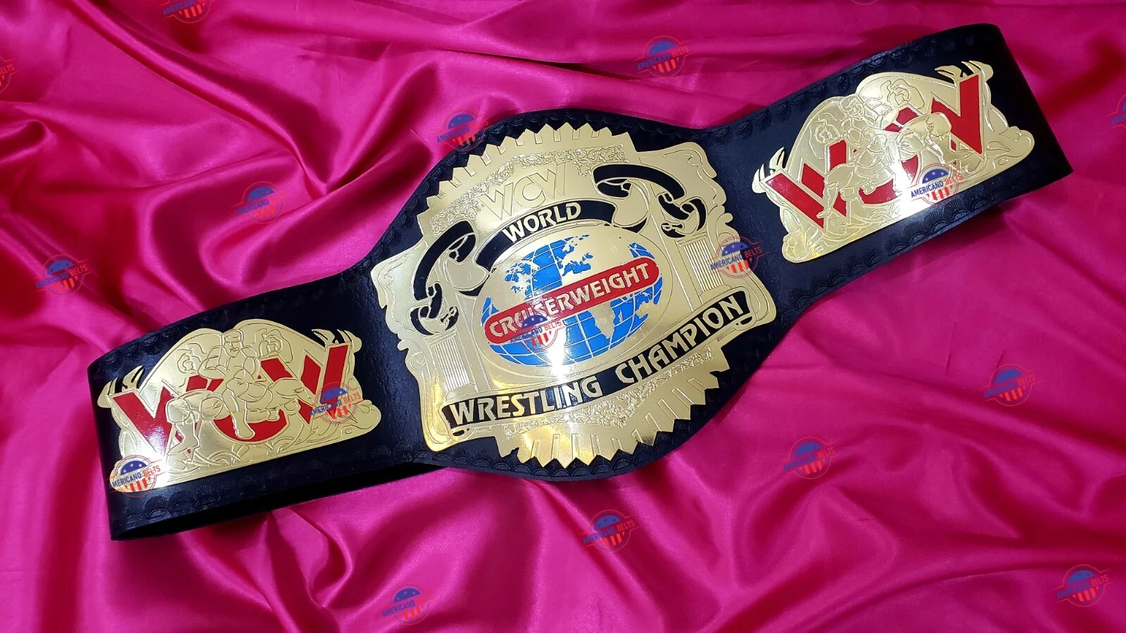 World Cruiserweight Wrestling Championship Adult Size Replica Belt 4mm Brass
