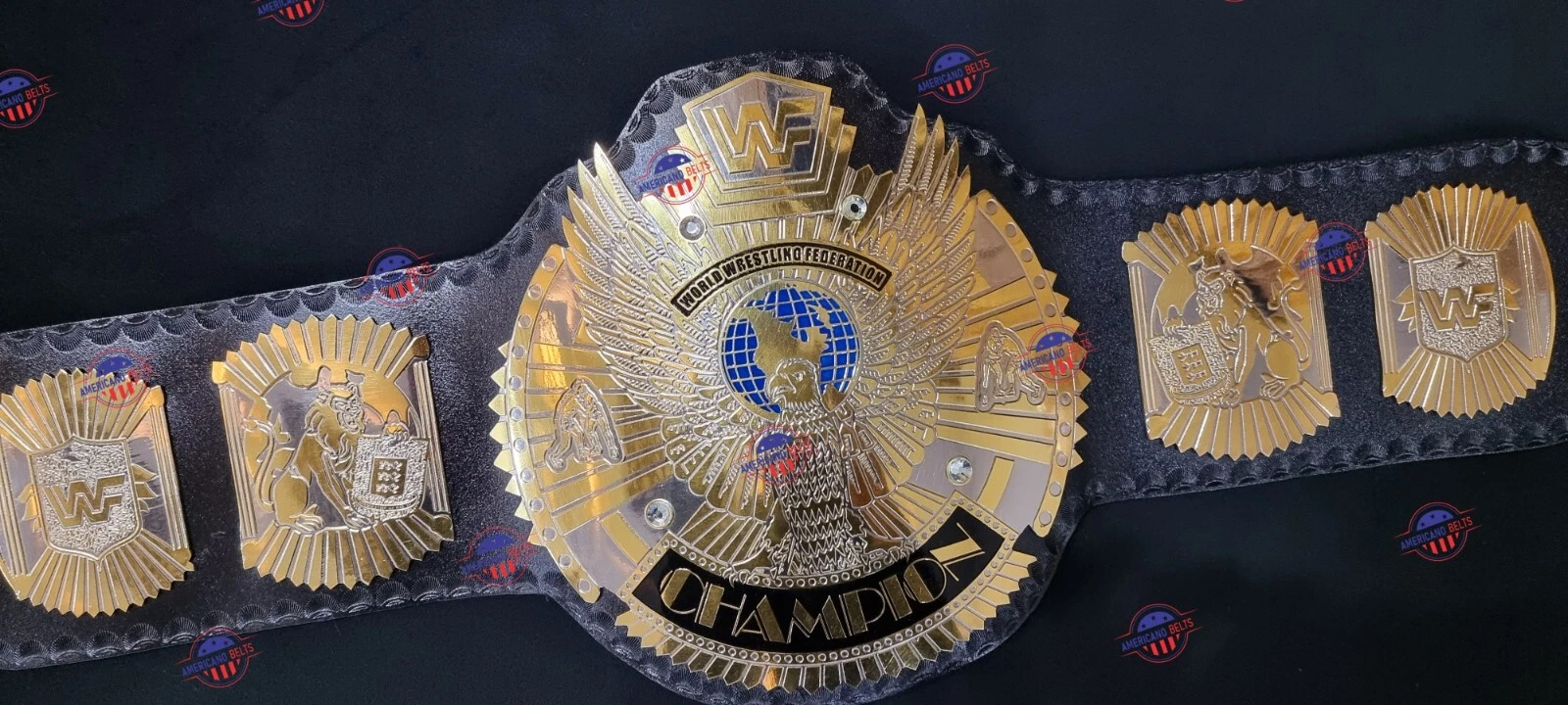 New Hybrid Winged Eagle Wrestling Championship Title Adult Size Belt 4mm Brass