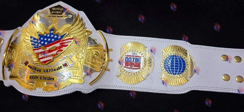 Cody Rhodes American Nightmare World Wrestling Championship Belt Adult 4MM Brass - Image 3