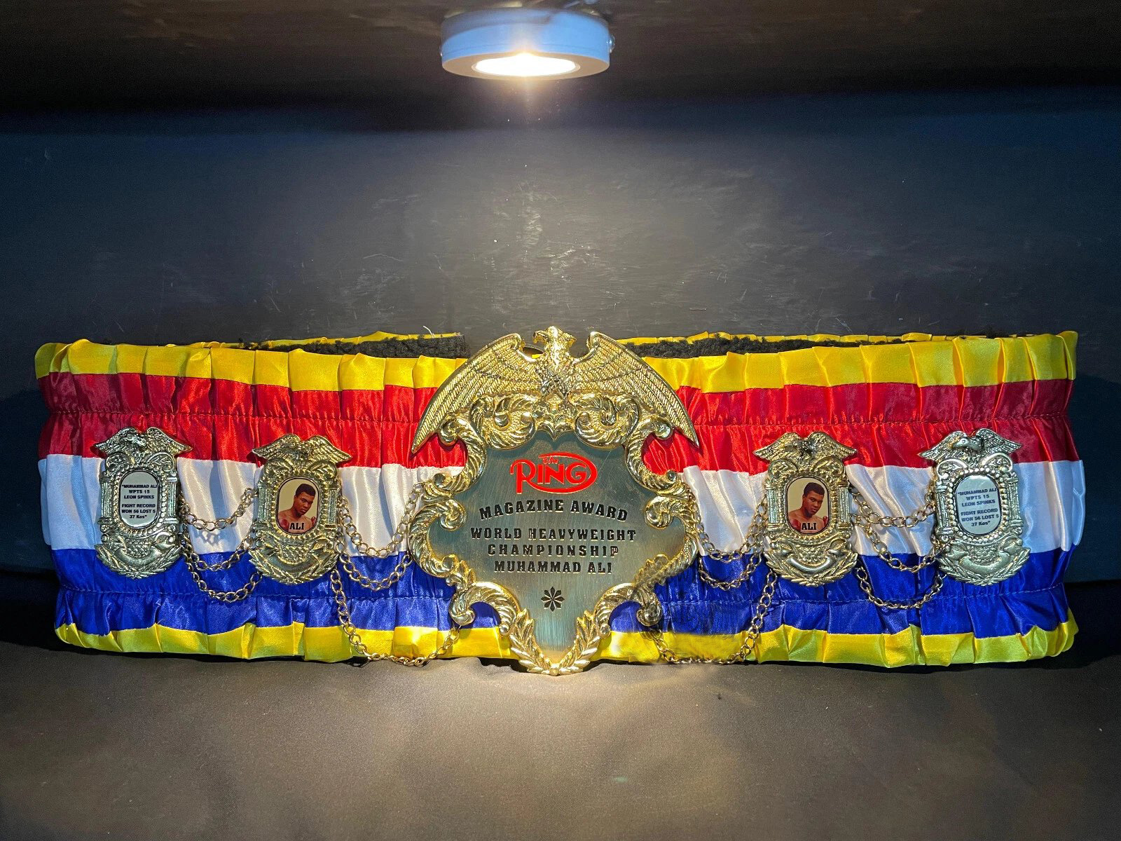 Ring Magazine Award Championship Custom Made Boxing Belt Premium Quality Adult