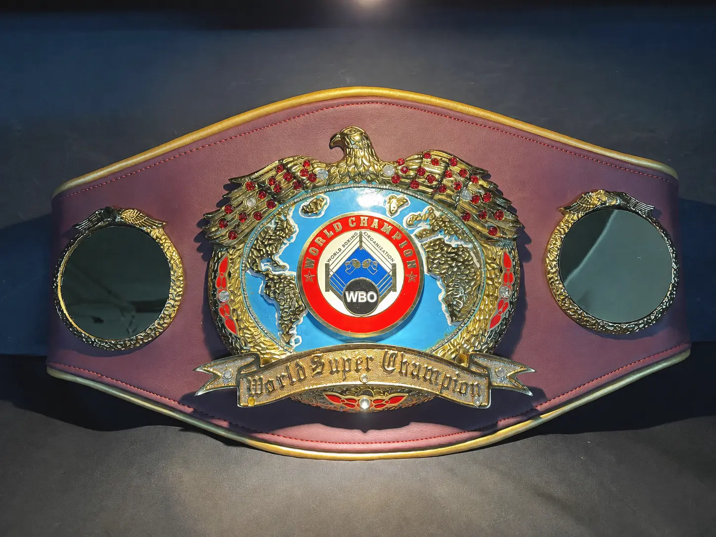 WBO Super World Boxing Organization Custom Made Boxing Championship Belt Adult