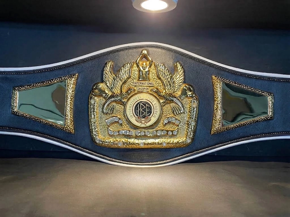 International Boxing Council IBC Custom Made Championship Belt Adult Size