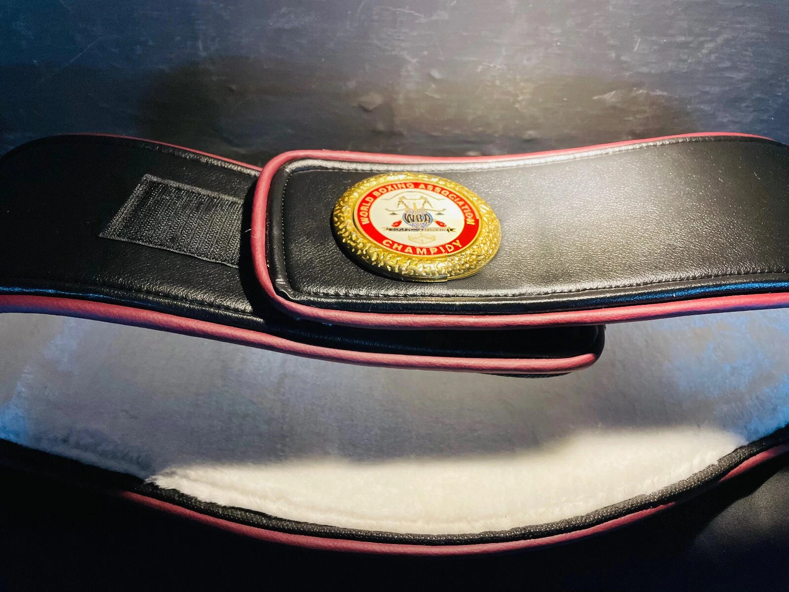 WBA World Boxing Association Championship Belt Leather Belt Custom Made Adult - Image 5